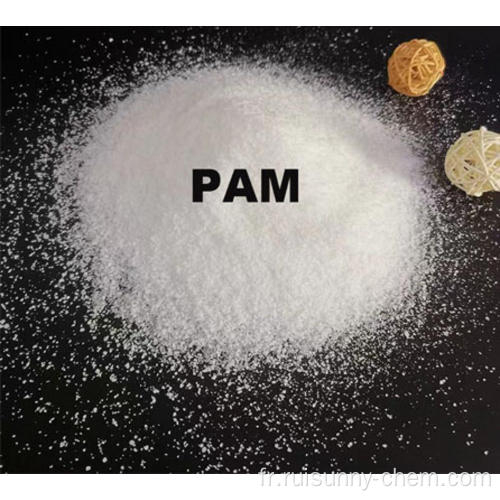 Polymère anionique floculant poudre pam polyacrylamide